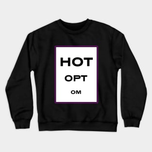 Hot Optometrist Eye test design Crewneck Sweatshirt